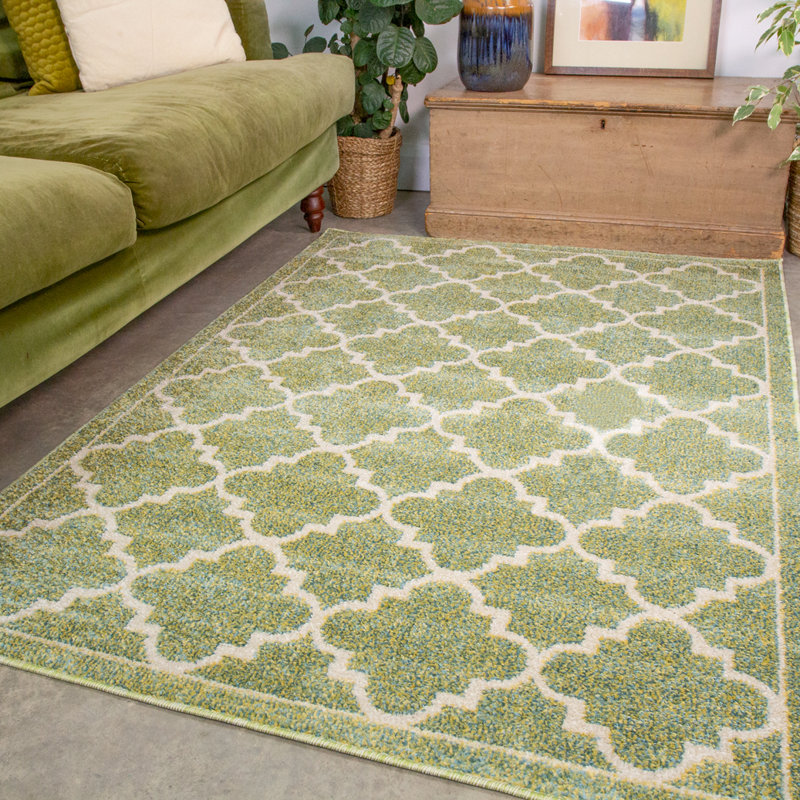 Fairmont Park Guillermo Olive Green Rug Wayfair.co.uk